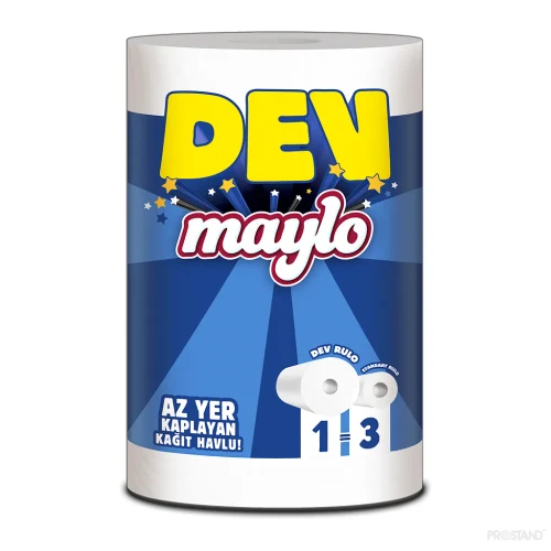 MAYLO Полотенца кухонные 1 рулон 2 слоя 270 лист. 34,29 м. DEV 1=3 Rolls 1/10