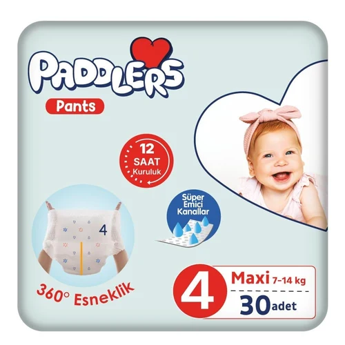 Подгузники-трусики Paddlers №4 M-Maxi 7-14 кг 30 шт 1/5