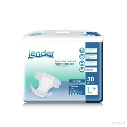Подгузники Premium для взрослых Jender Jumbo Pack Medium 80-115 см 30 шт 1/4