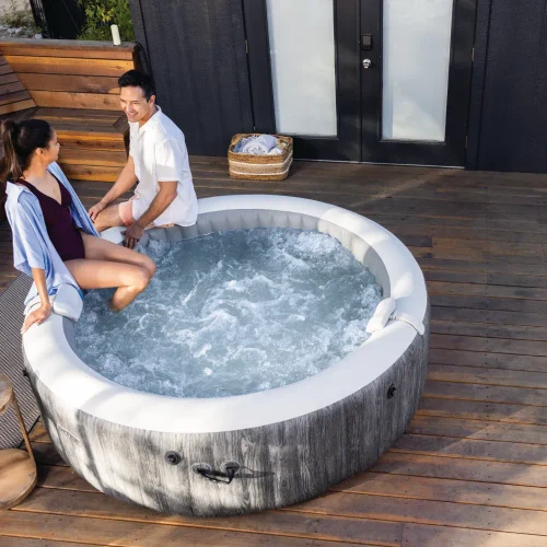 Надувной спа с гидромассажем Greywood Deluxe, 216×71 см, 1098 л, 6 человек, Intex (28442)