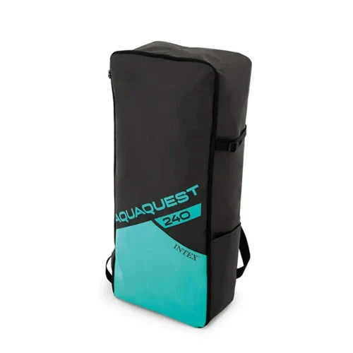 Надувная доска для SUP Aqua Quest 320, 320×81×15 см, в комплекте с насосом, веслом и сумкой, макс. 150 кг, Интекс (68242)