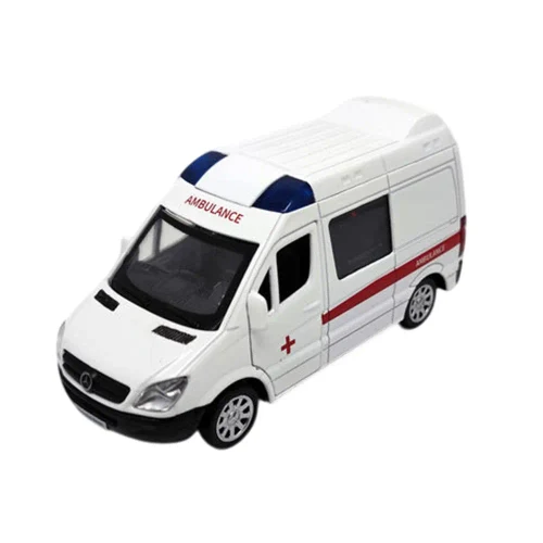 Металлический автомобиль Mercedes-Benz Sprinter, машина скорой помощи, МСЗ, масштаб 1:53 (926652)