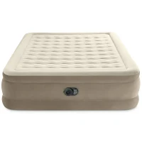 Надувная кровать Queen Ultra Plush со встроенным насосом, 152×203×46 см, макс. 272 кг, Интекс (64428) 6
