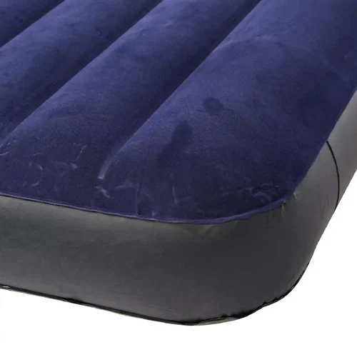 Надувной матрас Queen Classic Downy с подушками и ручным насосом, 152×203×25 см, макс. 272 кг, Интекс (64765)