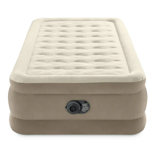 Надувная кровать Twin Ultra Plush со встроенным насосом, 99×191×46 см, макс. 136 кг, Интекс (64426)