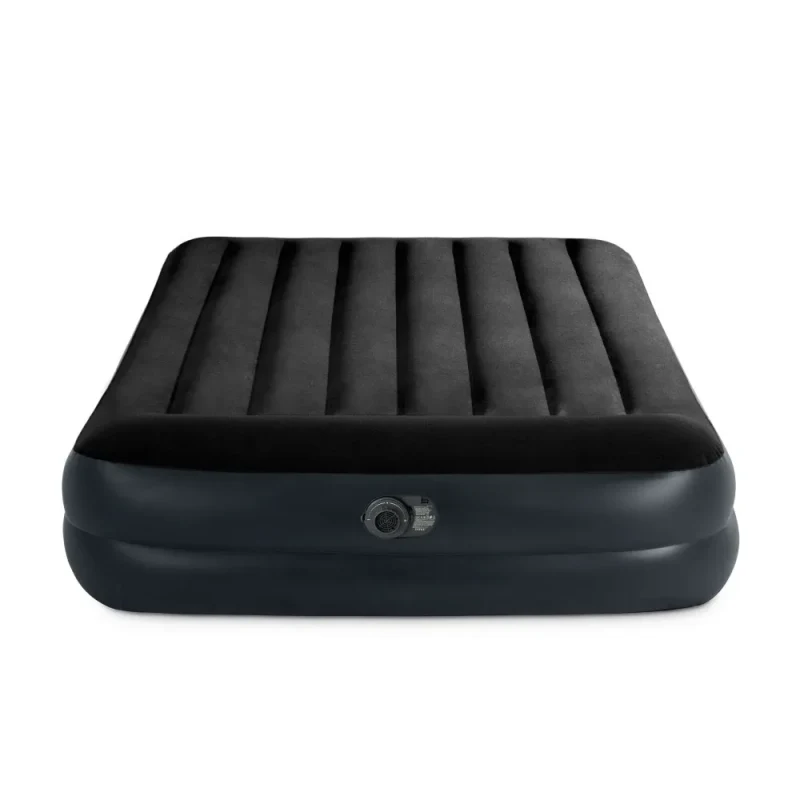 Надувная кровать Queen Pillow Rest со встроенным насосом, 152×203×42 см, макс. 272 кг, Интекс (64124) 4