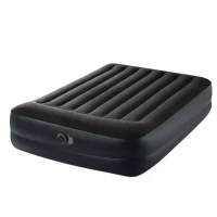 Надувная кровать Queen Pillow Rest со встроенным насосом, 152×203×42 см, макс. 272 кг, Интекс (64124) 5
