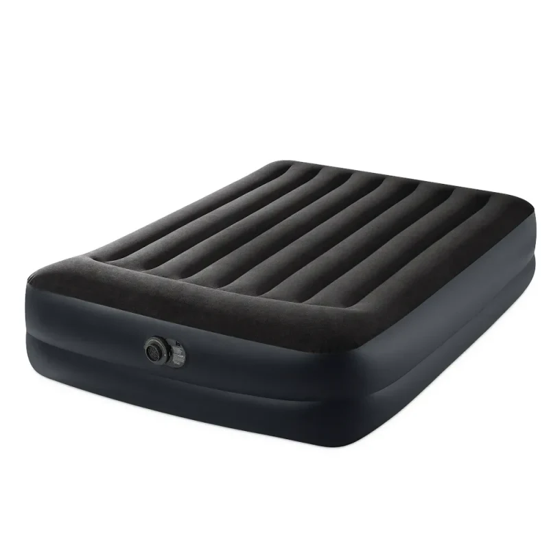 Надувная кровать Queen Pillow Rest со встроенным насосом, 152×203×42 см, макс. 272 кг, Интекс (64124) 5