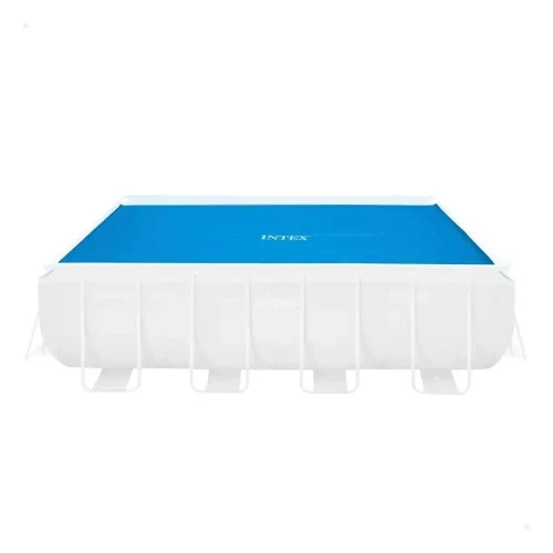Prelată solară 716×346 cm pentru piscină dreptunghiulară 732×366 cm, Intex (28017)