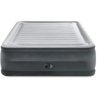 Pat gonflabil Queen Comfort-Plush cu pompă încorporată, 152×203×56 cm, max. 272 kg, Intex (64418) 9