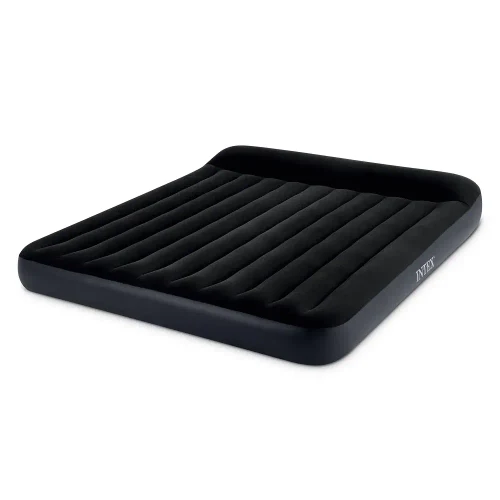 King Pillow Rest Classic надувной матрас с подголовником, 183×203×25 см, макс. 272 кг, Интекс (64144)