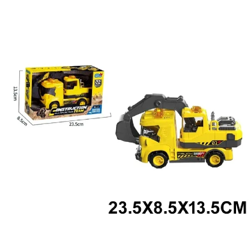 Masina autospeciala excavator cu inertie,cu sunete si lumini (19093)