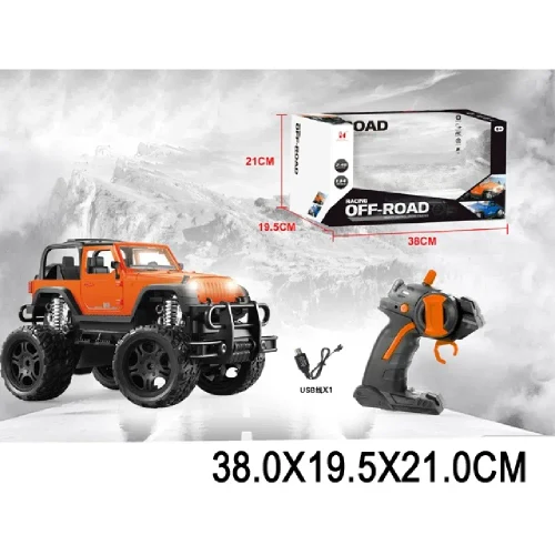 Masina off-road cu radiocomanda 1:14,cu incarcator si lumini (92206)