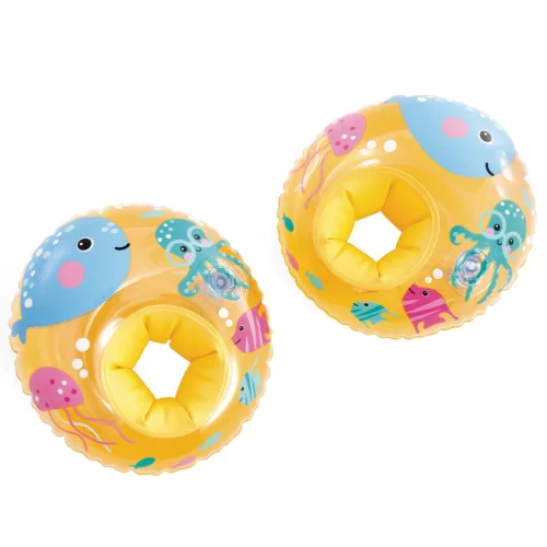 Надувные ласты для плавания Little Sea Pals, 27×25 см, 3–6 лет, Intex (59651)