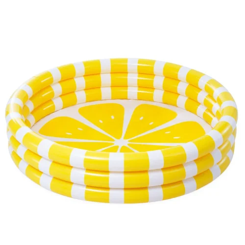 Надувной детский бассейн Zesty Lemon 147х33 см, 330 л, 2+ года, Intex (58432)