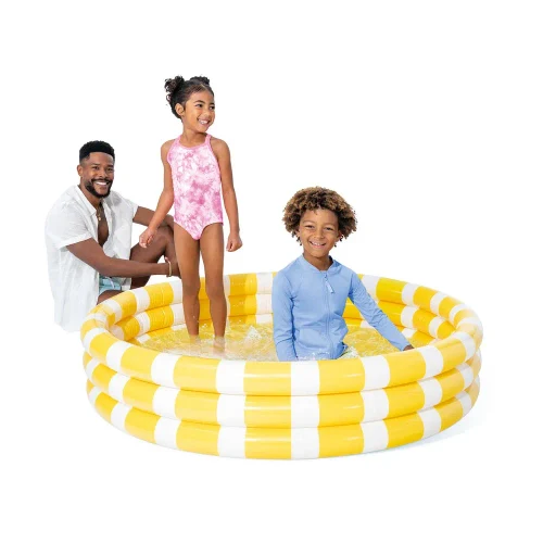 Надувной детский бассейн Zesty Lemon 147х33 см, 330 л, 2+ года, Intex (58432)