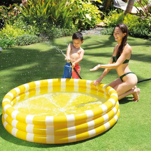 Надувной детский бассейн Zesty Lemon 147х33 см, 330 л, 2+ года, Intex (58432)