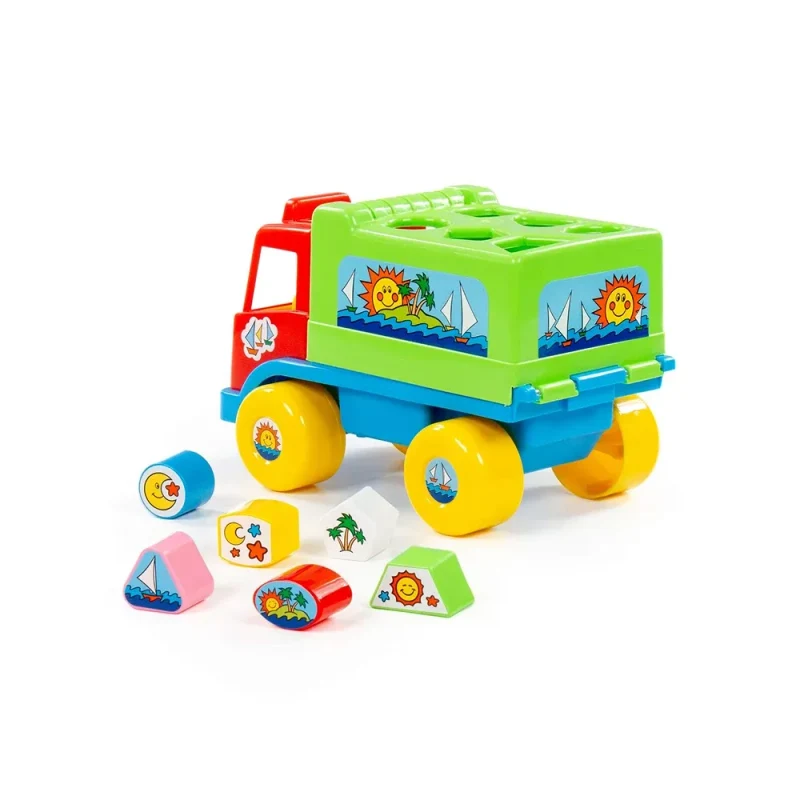 Camion interactiv cu sorter de forme, Polesie (6370) 2