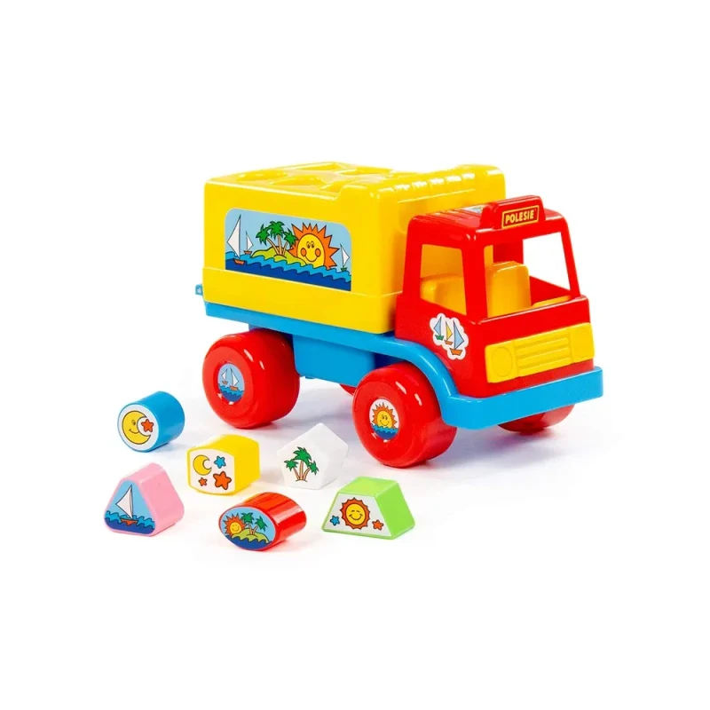 Camion interactiv cu sorter de forme, Polesie (6370) 6