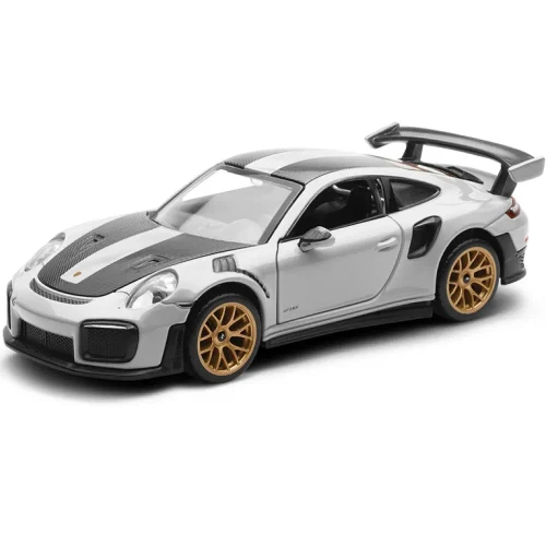 Литой автомобиль Porsche 911 GT2 RS, масштаб 1:32, серый, MSZ (32705)