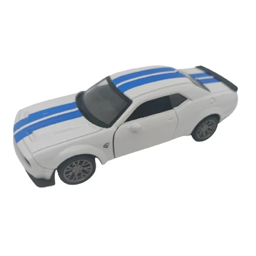 Mașină din metal Dodge Challenger scară 1:36, 3 culori, MSZ (10008)