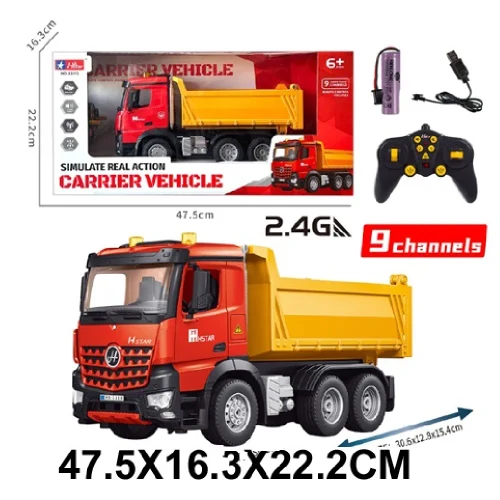 Autospeciala basculanta cu radiocomanda cu incarcator (33782)