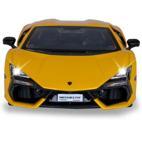 Металлический автомобиль Lamborghini Revuelto в масштабе 1:24, желтый MSZ (68200A/2)