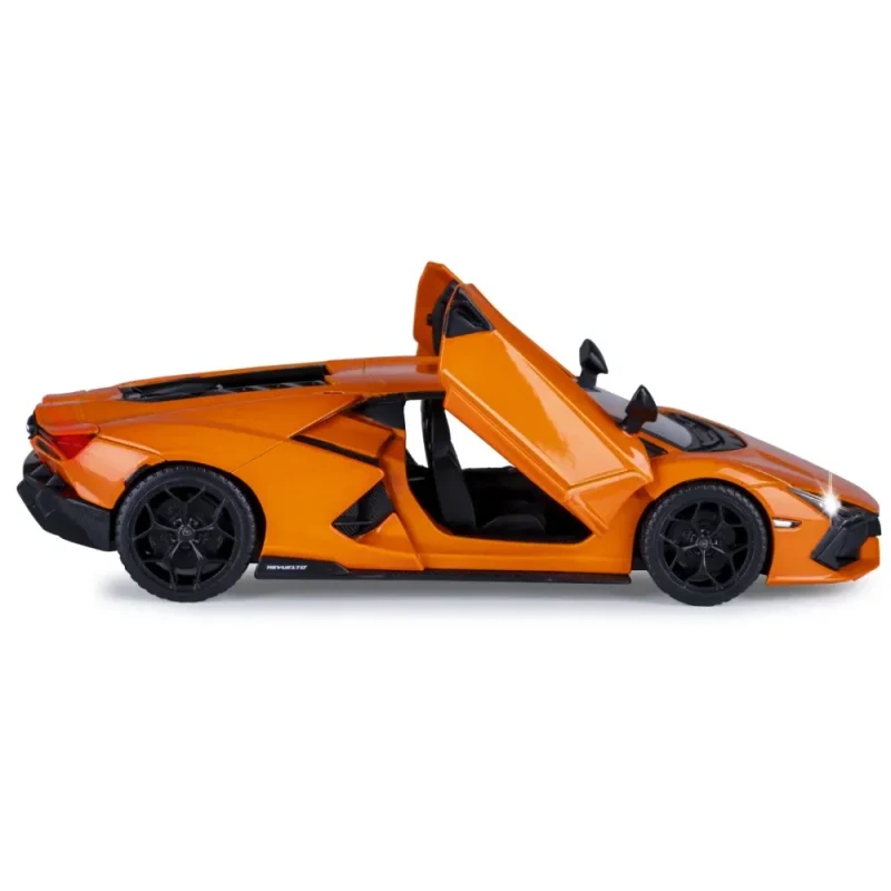 Mașină din metal Lamborghini Revuelto, scară 1:24, portocalie, MSZ (68200A/1) 5