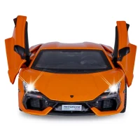 Mașină din metal Lamborghini Revuelto, scară 1:24, portocalie, MSZ (68200A/1) 2