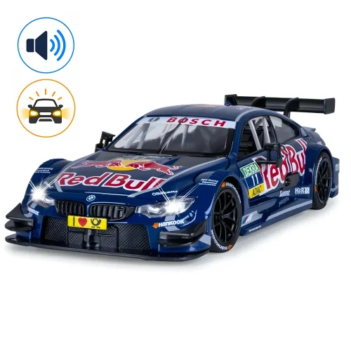 Литой автомобиль BMW M4 DTM, масштаб 1:24, синий, MSZ (68295A)