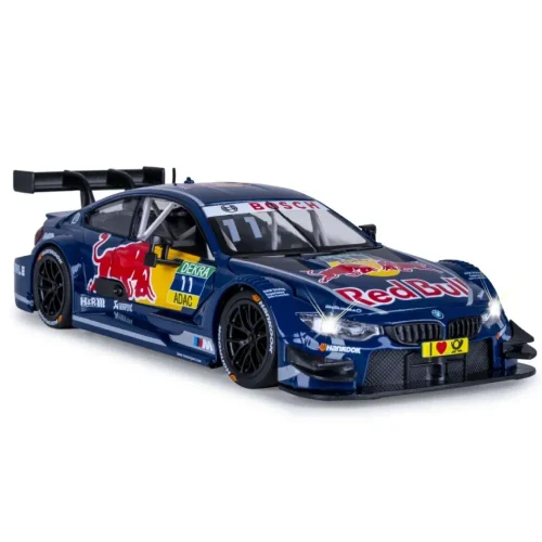 Литой автомобиль BMW M4 DTM, масштаб 1:24, синий, MSZ (68295A)