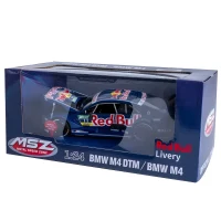 Mașină din metal BMW M4 DTM, scară 1:24, albastră, MSZ (68295A) 9