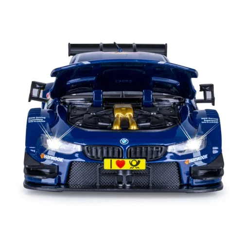 Литой автомобиль BMW M4 DTM, масштаб 1:24, синий, MSZ (68295A)