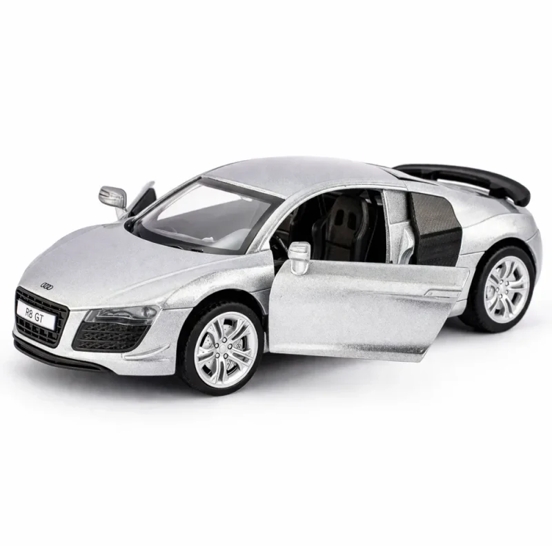 Металлический автомобиль Audi R8 GT масштаб 1:36, 3 цвета, MSZ (10004) 4