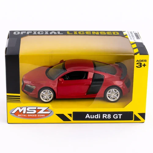 Mașină din metal Audi R8 GT scară 1:36, 3 culori, MSZ (10004)