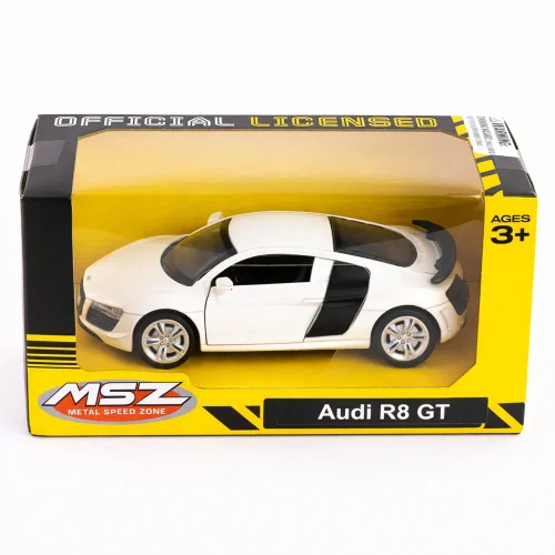 Mașină din metal Audi R8 GT scară 1:36, 3 culori, MSZ (10004)