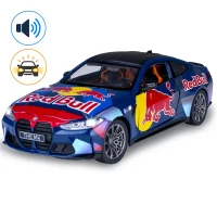 Mașină din metal BMW M4 (G82), scară 1:24, albastră, MSZ (68292A)