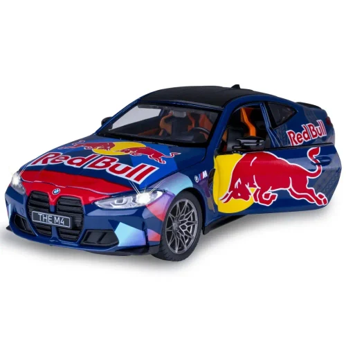 BMW M4 (G82) Литой автомобиль, масштаб 1:24, синий, MSZ (68292A)