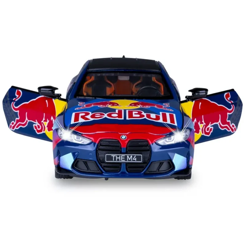 Mașină din metal BMW M4 (G82), scară 1:24, albastră, MSZ (68292A) 2