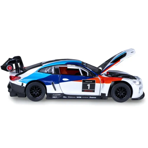 Литой автомобиль BMW M4 GT3 в масштабе 1:24, черный MSZ (68282A/2)