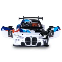 Mașină din metal BMW M4 GT3, scară 1:24, neagră, MSZ (68282A/2) 2