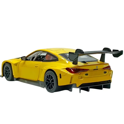 Литой автомобиль BMW M4 GT3 в масштабе 1:24, желтый MSZ (68277A)