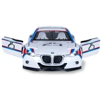 Mașină din metal BMW 3.0 CSL Hommage R, scară 1:24, albă, MSZ (68257A/2) 2