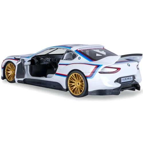 Литой автомобиль BMW 3.0 CSL Hommage R, масштаб 1:24, белый, MSZ (68257A/2)