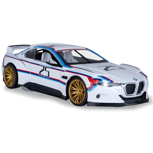 Литой автомобиль BMW 3.0 CSL Hommage R, масштаб 1:24, белый, MSZ (68257A/2)
