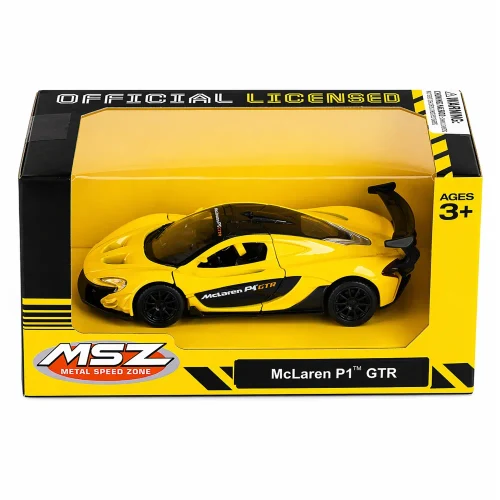 Mașină din metal McLaren P1™ GTR scară 1:36, 3 culori, MSZ (10014)