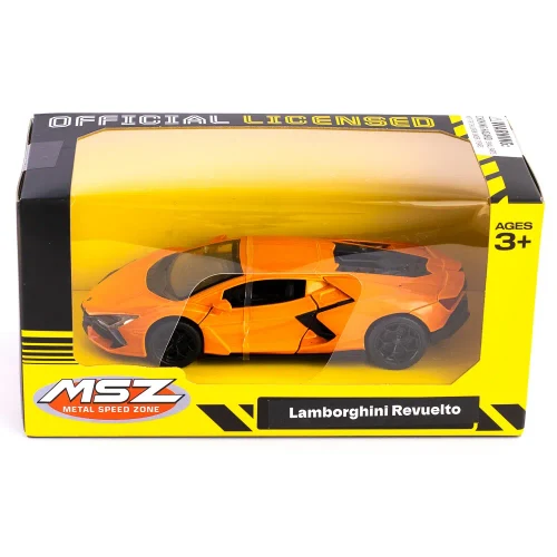 Mașină din metal Lamborghini Revuelto scară 1:36, 2 culori, MSZ (10013)