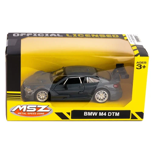 Mașină din metal BMW M4 DTM scară 1:36, 3 culori, MSZ (10024)