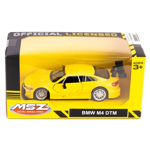 Mașină din metal BMW M4 DTM scară 1:36, 3 culori, MSZ (10024)