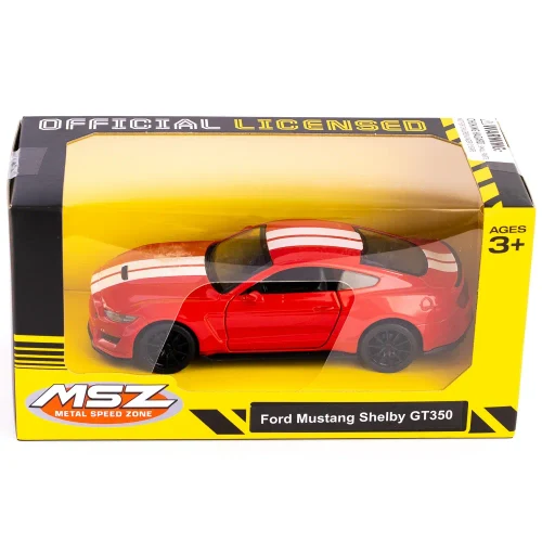 Mașină din metal Ford Shelby GT350 scară 1:36, 3 culori, MSZ (10021)